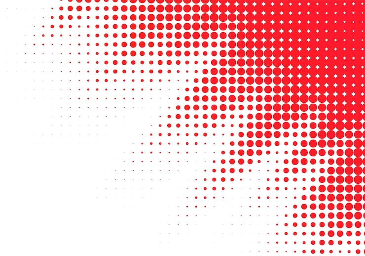 Vector gratuito resumen punteado rojo