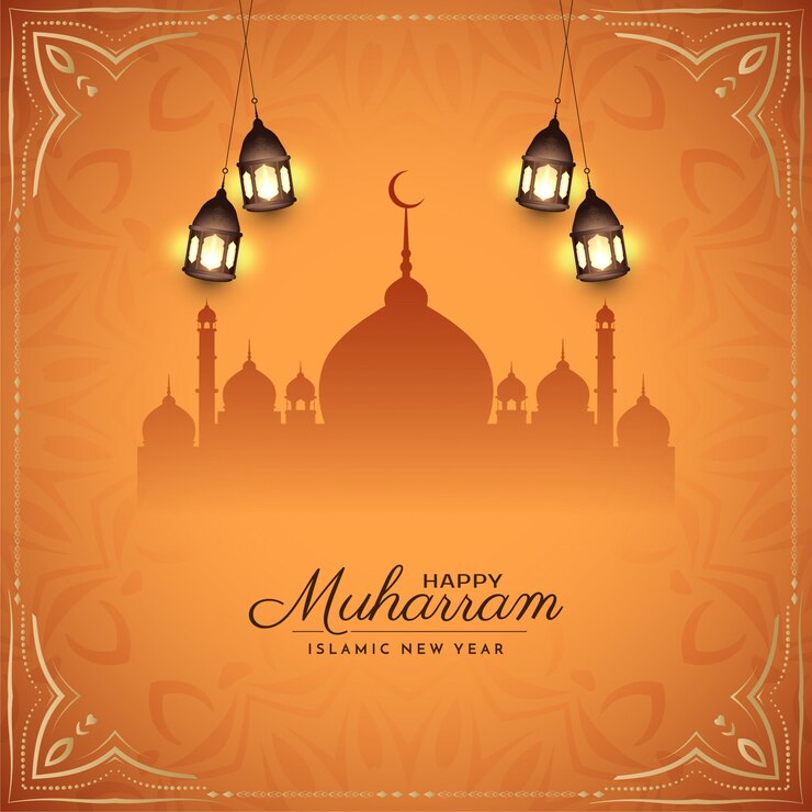 Vector gratuito resumen religioso feliz muharram