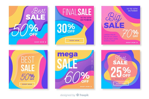 Resumen venta colección de instagram