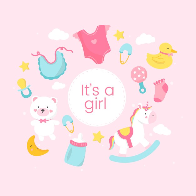 Revelación de género de una niña