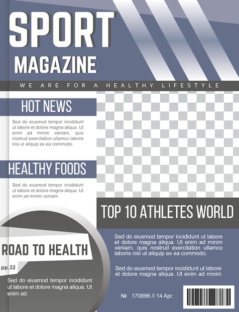 Revista abstracta sobre deporte