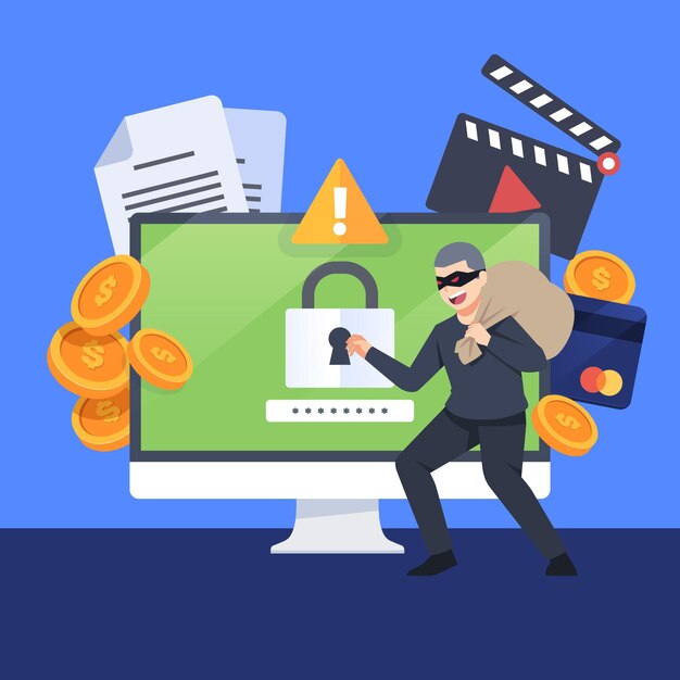 Robar el concepto de ciberataque de datos