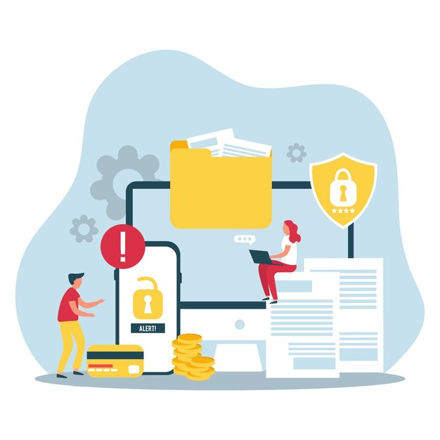 Robar el concepto de ciberataque de datos