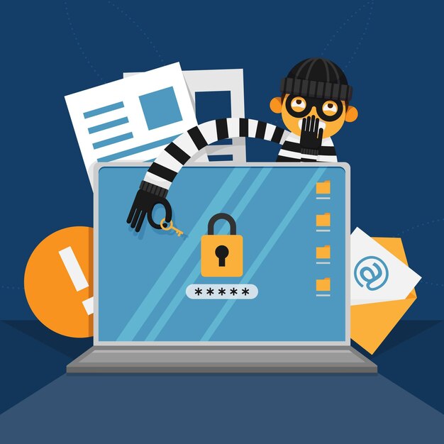 Robar el concepto de ciberataque de datos