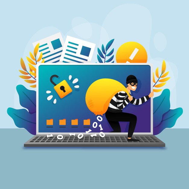 Robar el concepto de ciberataque de datos