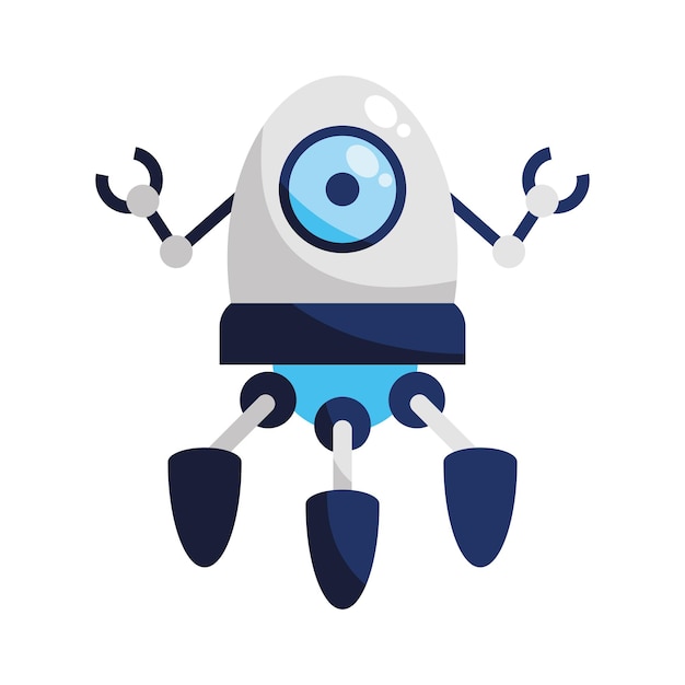 robot ai con un ojo