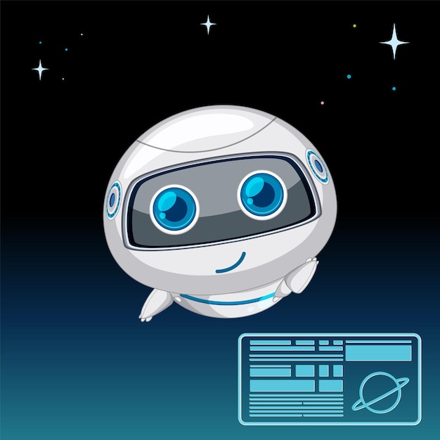 Robot amigable en el espacio exterior