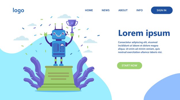 El robot gana la copa de oro