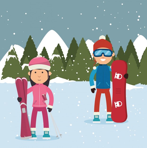 Ropa deportiva de invierno y accesorios
