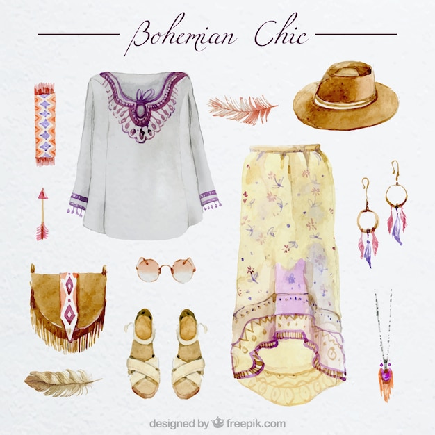 Ropa de estilo bohemio