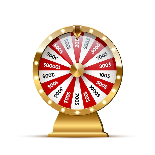 Rueda de la fortuna del casino Número de la suerte brillante dorado Ruleta giratoria Plantilla de diseño de concepto de pasatiempo de entretenimiento de la industria del juego de la aplicación móvil del sitio web de la sala de póquer en línea