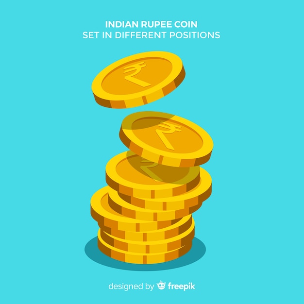 Vector gratuito rupia india
