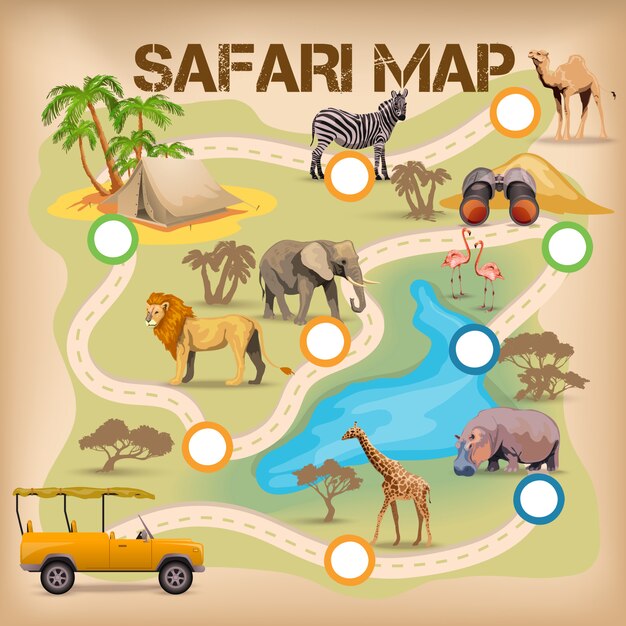 Safari Poster para el juego