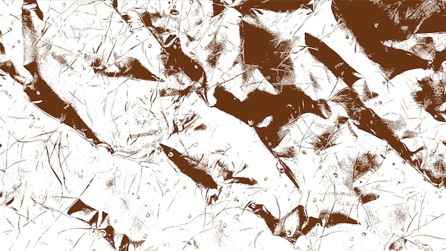 salpicaduras de tinta marrón textura de papel de aluminio arrugado