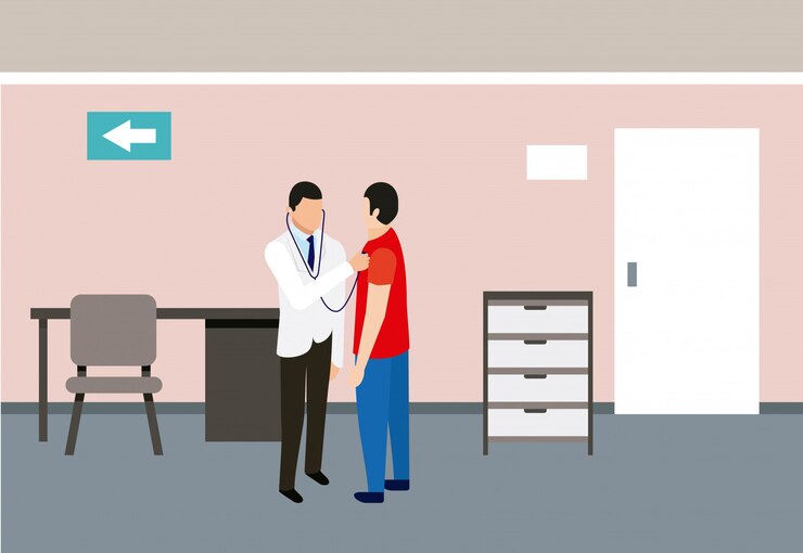 Vector gratuito salud de personas medicas