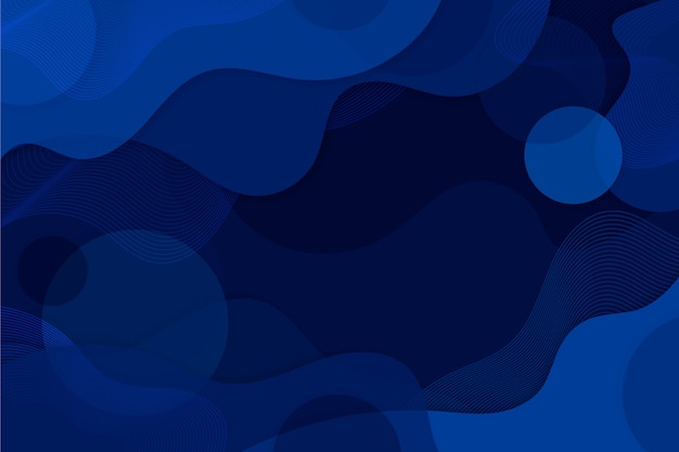 Salvapantallas azul clásico creativo