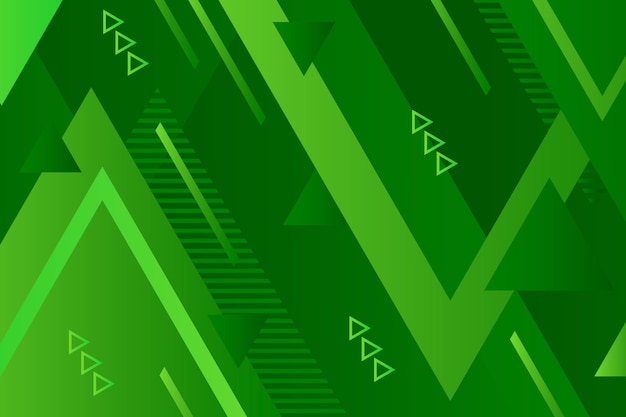 Vector gratuito salvapantallas geométrico abstracto en tonos verdes