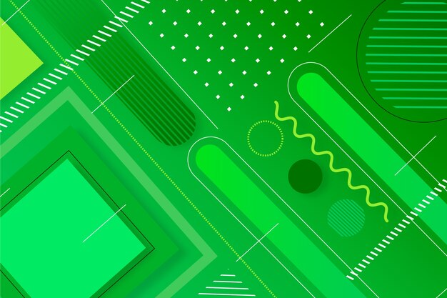 Salvapantallas geométrico abstracto verde