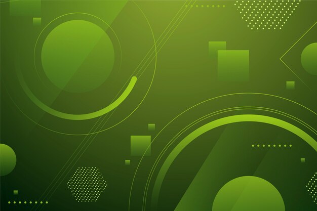 Salvapantallas geométrico abstracto verde
