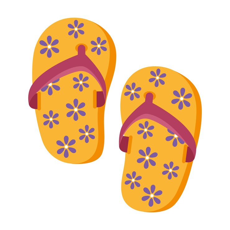 Vector gratuito sandalias accesorio de verano icono aislado