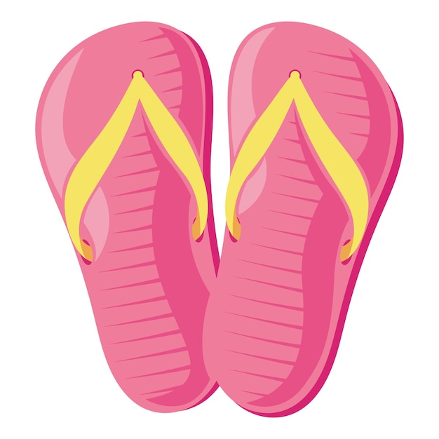 Vector gratuito sandalias cómodas para paseos de verano.