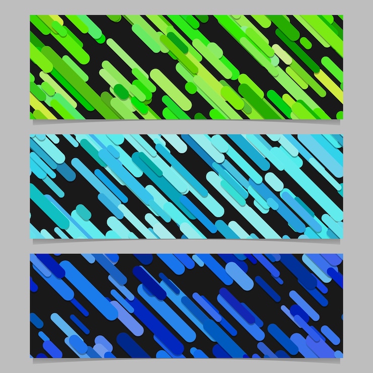 Vector gratuito seamless colorido diagonal raya patrón bandera fondo diseño conjunto