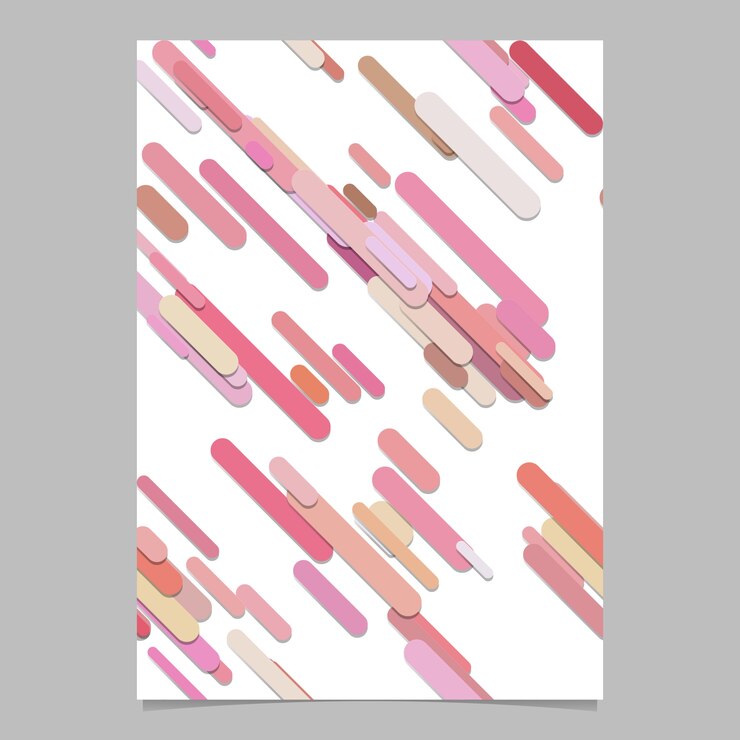 Vector gratuito seamless geométrico caótico redondeado diagonal raya patrón página de fondo plantilla - vector papelería de fondo diseño gráfico