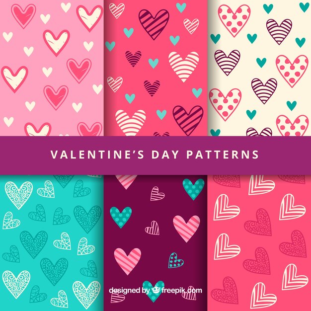 Seis creativos patrones para san valentin