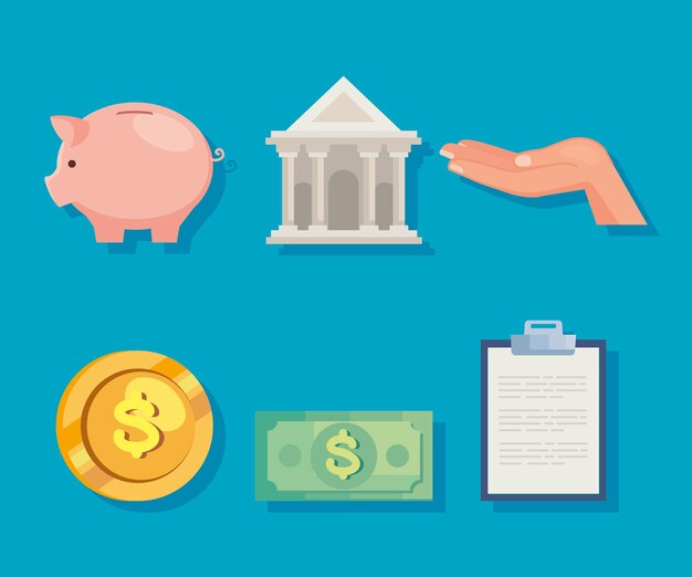 Seis iconos de economía y finanzas