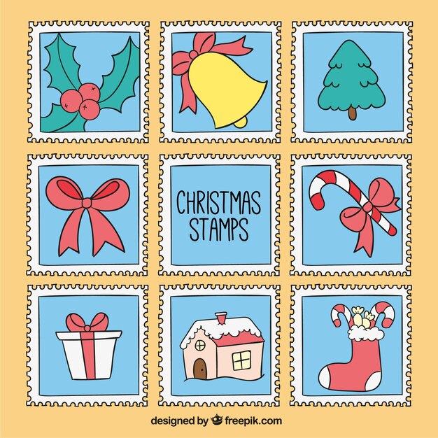 Sellos de Navidad Set