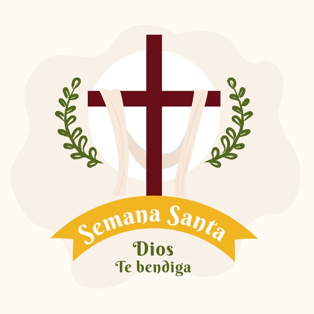 Semana Santa estilo dibujado a mano