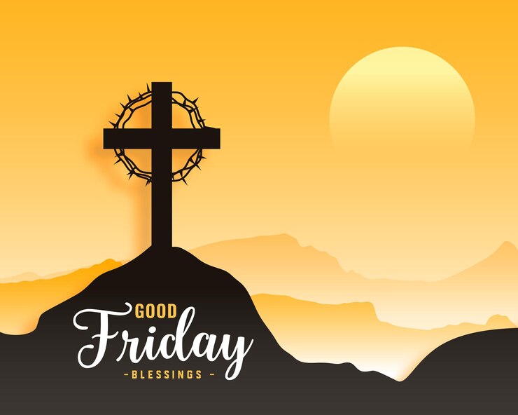 Vector gratuito semana santa viernes santo antecedentes de vacaciones para la esperanza y la fe