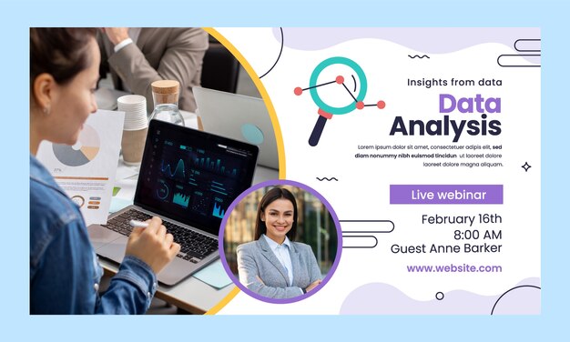 Seminario web de análisis de datos dibujados a mano