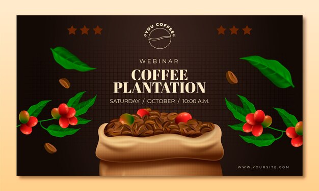 Seminario web de gradiente de plantación de café