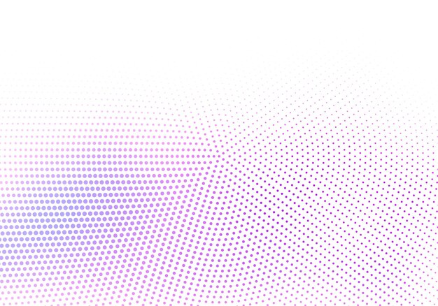 Semitono circular colorido abstracto sobre fondo blanco