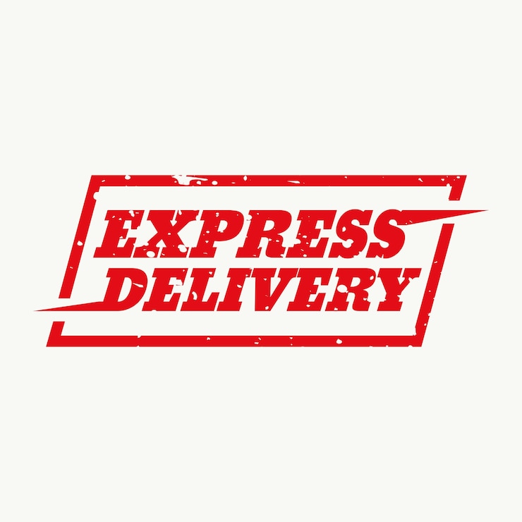Vector gratuito señal de envío expreso
