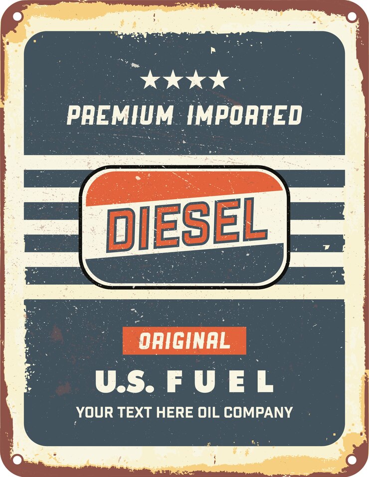 Vector gratuito señal negra de gasolinera retro