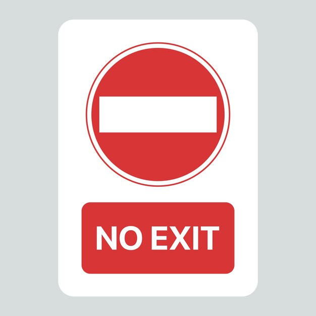 Señal rectangular de no salida