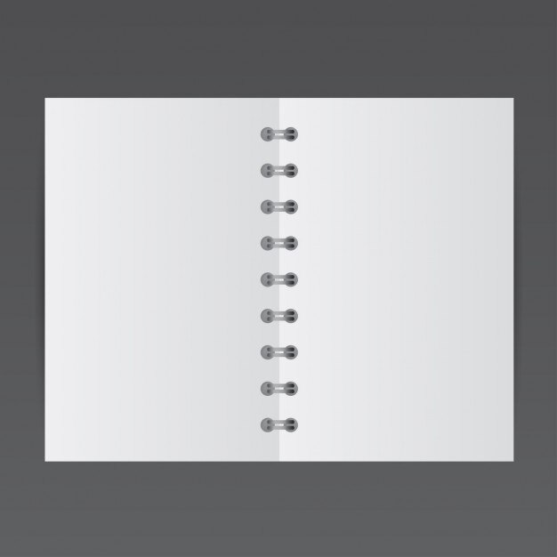 Sencilla libreta pequeña, mockup 