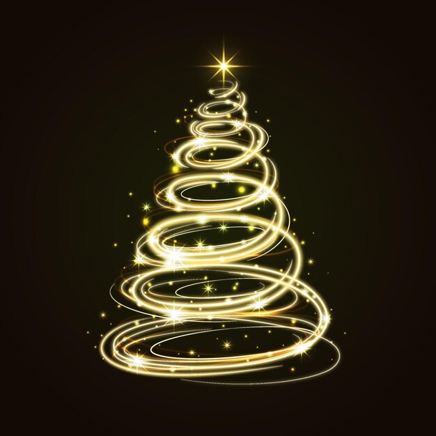 Sendero de luz árbol de navidad
