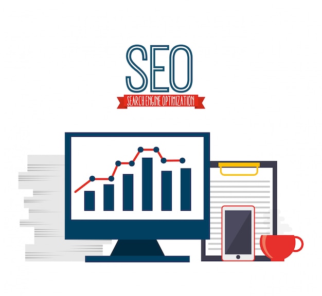 SEO concepto de ilustración