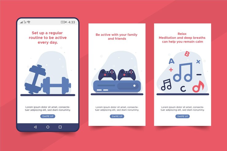 Vector gratuito ser activo consejos historias de instagram
