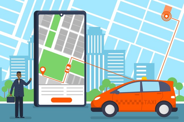 Servicio de aplicación móvil de taxi