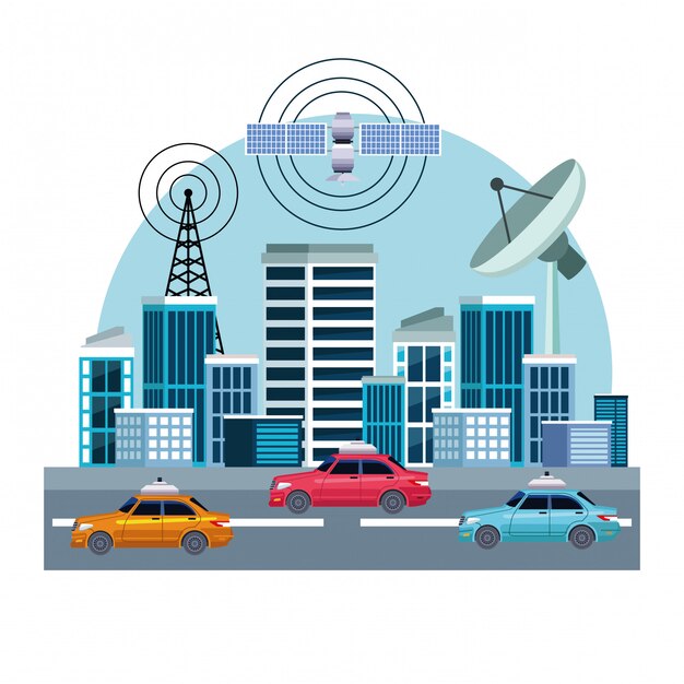 Servicio de coche de localización GPS