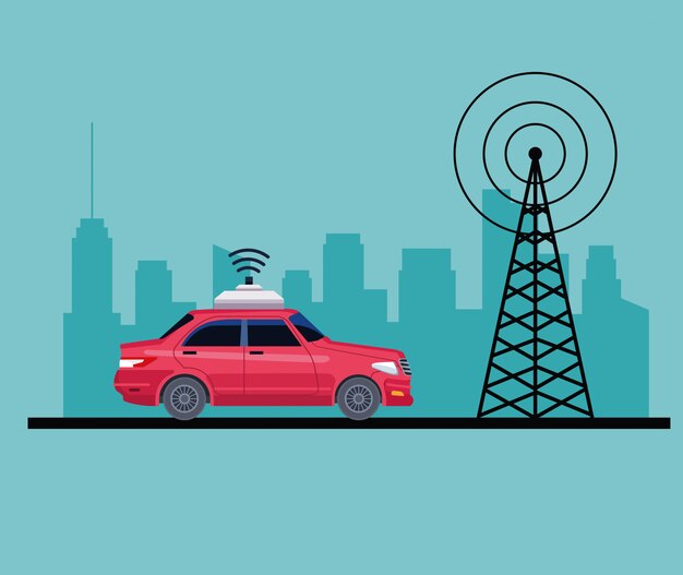Servicio de coche de localización GPS