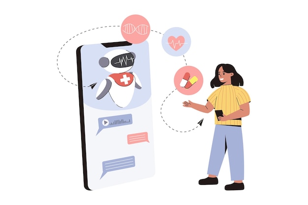 Servicio de consultoría en línea de IA en salud con chatbot