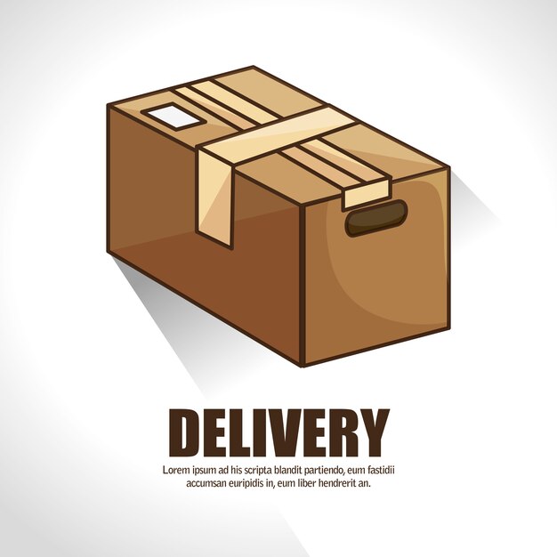 servicio de entrega de embalaje de cajas de cartón