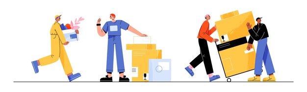 Servicio de mudanza de casa u oficina con cargadores