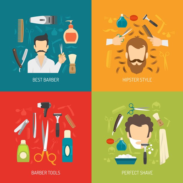 Servicio de peluqueria plana