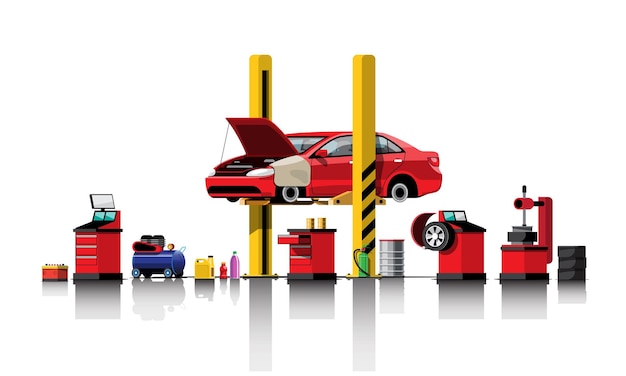 Servicio de reparación y mantenimiento de automóviles